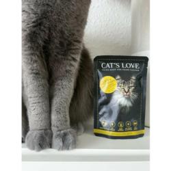 Cielęcina i indyk w naturalnej galaretce  85g Kalb&truthahn CAT`S LOVE