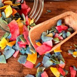 Płatki z kokosa z dodatkami superfood     40g unicorn sparkles COOKAS COOKIES