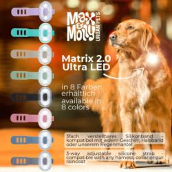 Lampka dla psa różowa Matrix 2.0 Ultra    Led MAX&MOLLY