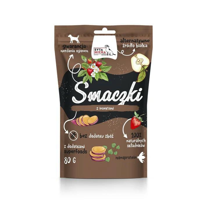 Smaczki dla psa z Insektami 80g SYTA      MICHA