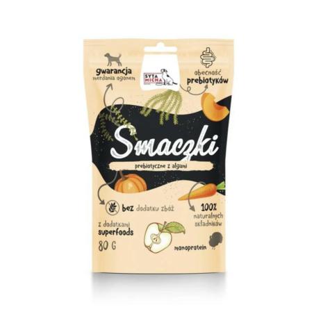 Smaczki dla psa Prebiotyczne (GI2D        Complex) z indykiem i algami 80g SYTA MICHA