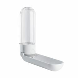 Składana butelka z miską na wodę biała    PupOasis Fold & Go 420 ml IBIYAYA