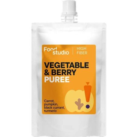 PUREE dla psów WARZYWNO-OWOCOWE           z marchewką, dynią, czarną porzeczką i kurkumą 150ml FOOD STUDIO