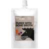 PUREE dla psów z bulionem kostnym         z ŁOSIA z marchewką, dziką żurawiną i czarną porzeczką 150ml FOOD STUDIO