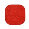 Mata slow fiboowl Xmas czerwona 19x19 cm  FIBOO