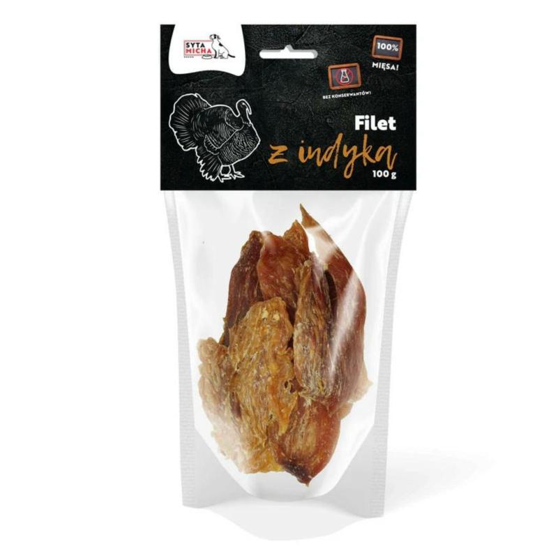 Suszone filety z indyka 100g SYTA MICHA