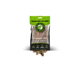 Paski z kaczki suszone powietrzem 100g     KIWI WALKER