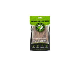 Paski z kaczki suszone powietrzem 100g     KIWI WALKER