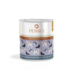 Karma mokra Indyk z dynią – monobiałkowa  formuła szczenięta 850 g PERRO