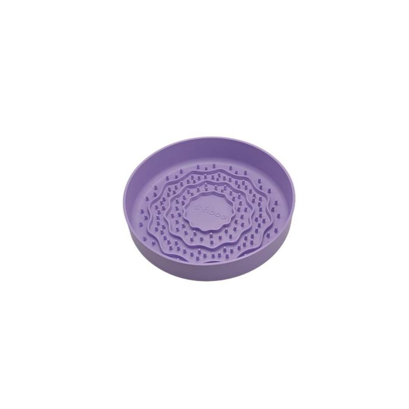 Miska spowalniająca jedzenie Lick         Fiboowl mini fioletowa FIBOO