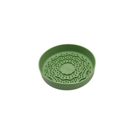 Miska spowalniająca jedzenie Lick         Fiboowl mini zielona FIBOO