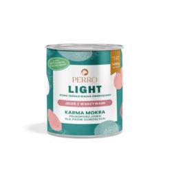 Karma mokra Jeleń z warzywami -           monobiałkowa formuła psy dorosłe 800g PERRO LIGHT