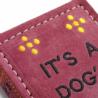 Mocna zabawka dla psa Książka Its a Dog   Life z filcu i zamszu GREEN & WILD`S