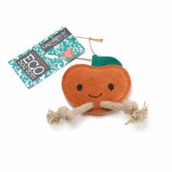 Mocna zabawka dla psa Mandarynka Sancho   the Satsuma z filcu i zamszu GREEN & WILD`S