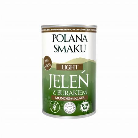 Karma mokra - jeleń z burakiem light 400  g  POLANA SMAKU