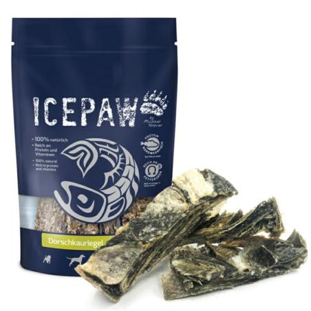 Przysmaki z dorsza dla psów 100g          Dorsch-Kauriegel ICEPAW