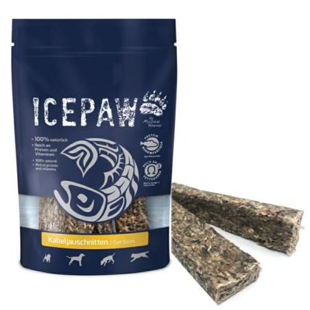 Gryzak z dorsza dla psów 4 szt.           Kabeljauschnitten ICEPAW