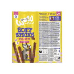 Miękkie przysmaki z kurczakiem dla kota   6szt Soft Sticks Huhn WOW CAT