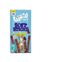 Miękkie przysmaki z łososiem dla kota     6szt Soft Sticks Lachs WOW CAT