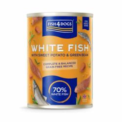 Biała ryba z batatami i zieloną fasolką   karma mokra dla psa FISH4DOGS