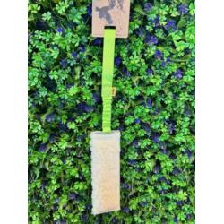 Szarpak zielony z wełny z amortyzatorem   44cm DINGO