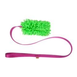 Szarpak mop na długiej taśmie zielono -   różowy 130cm DINGO