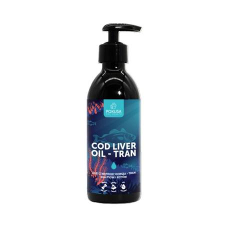 Olej z wątroby dorsza Tran  Cod Liver     Oil 250ml POKUSA
