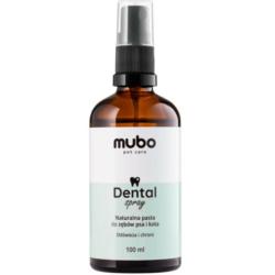Naturalna pasta enzymatyczna dla psa bez  szczotkowania Dental Spray 100ml MUBO