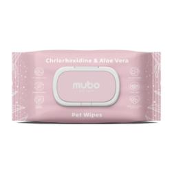 Chusteczki z chlorheksydyną i aloesem     dla psa i kota 100 szt MUBO