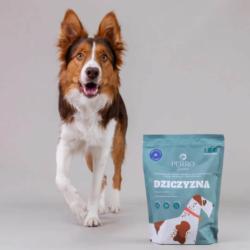 Karma sucha tłoczona na zimno- dziczyzna  - psy dorosłe średnie i duże rasy 9 kg PERRO