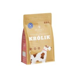 Karma sucha tłoczona na zimno - królik-   psy dorosłe średnie i duże rasy 9 kg PERRO