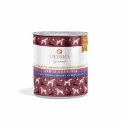 Karma mokra Struś z cukinią -             monobiałkowa formuła psy dorosłe 800 g PERRO