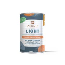 Karma mokra Królik z warzywami-           monobiałkowa formuła psy dorosłe 400 g PERRO LIGHT