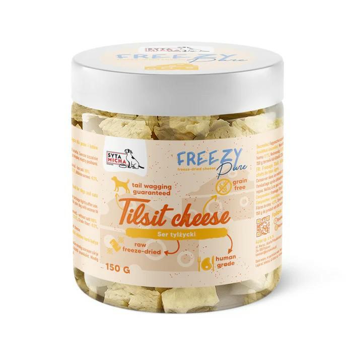 Liofilizowany ser tylżycki dla psa 150g   Freezy Pure SYTA MICHA