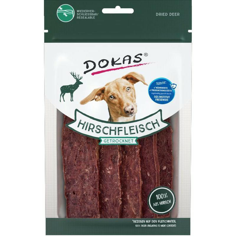 Mięso z jelenia suszone paski 70g DOKAS