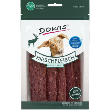 Mięso z jelenia suszone paski 70g DOKAS